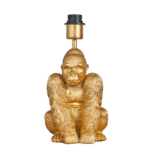 Gold King Gorilla Table Lamp