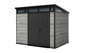 Abri de jardin Signature 97 - 6m2 - Gris aspect Bois