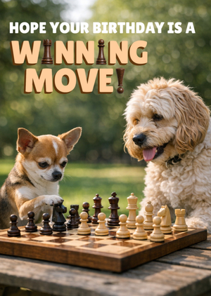 Moonpig Hope Your Birthday Is A Winning Move Card