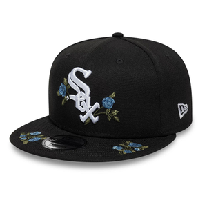 Chicago White Sox MLB Floral Black 9FIFTY Snapback Adjustable Cap
