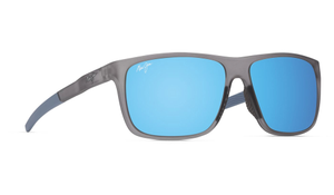 Maui Jim Lehopulu Prescription Sunglasses - Matte Transparent Grey, Maui Jim Maui Ultra Blue Hawaii Polarised