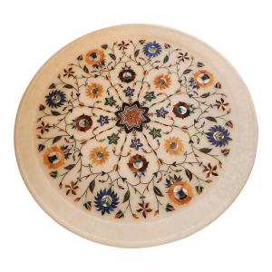 Stone Inlay Tray Pietra Dura