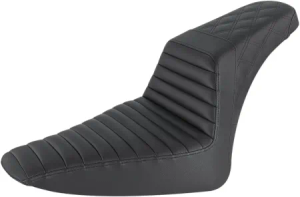Saddlemen Step-Up TR Front, LS Rear 2-Up Seat in Black For 2011-2017 FXS, FLS, FLSS Models (812-26-176)
