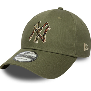 New Era Mens 9FORTY Outline Camo NY Yankees MLB Baseball Cap - Green - OSFM / Green