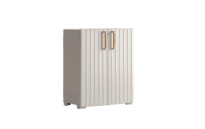 Armario bajo de exterior Groove - 98x45x80cm. - Beige
