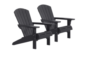Troy Adirondack Tuinstoel - set van 2 - Antraciet