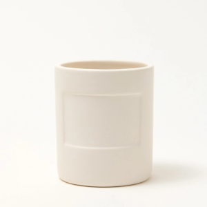 200ml Ceramic Plain Jar, White - Box of 6