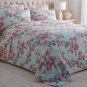 Danae Bedspread 200cm x 220cm - Duck Egg