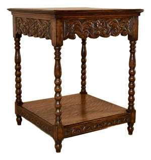 Late 19th Century English Oak Side Table