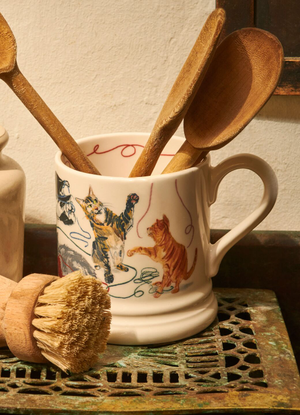 Jenny Bloomfield Cat Tangle 1/2 Pint Mug