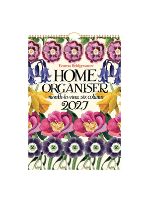Flowers A3 2027 Home Organiser