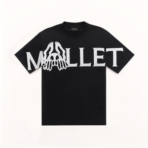 MALLET X Detroit Peeper Large Logo Tee Black