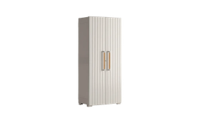 Armario alto de exterior Groove - 180x45x80 cm. - Beige