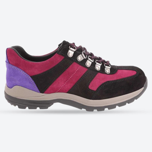 Women's Wide Fit DB Anais Hiking/Walking Lace Up Trainers