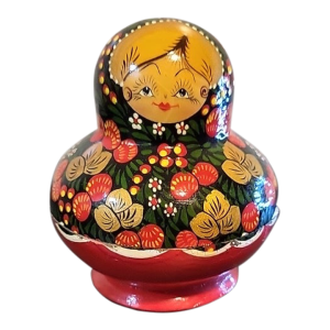1990's Wooden Nesting Dolls Set of 10 Hand Painted