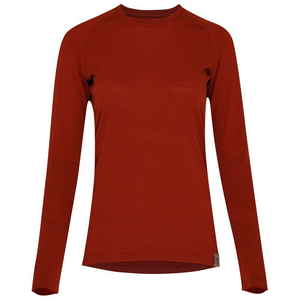 Womens Merino Soft 180 Long Sleeve Crew (Burnt Orange)