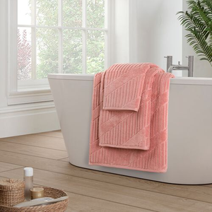 OBLIQUE 470GSM JACQUARD ROSE Hand Towel