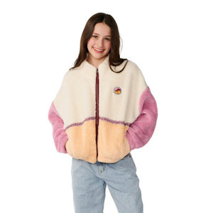 Rip Curl Kids Surf Revival Polar Full Zip Fleece - 10 Yrs / Shell