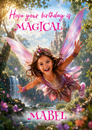 Moonpig Hope Your Birthday Is Magical Face Swap Fairy Card
