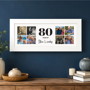 Photo Gift For A Man's 80th Birthday