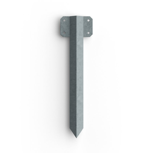 FENCEMATE® Sleeper Pin Straight Bracket 365 x 2mm - Galvanised