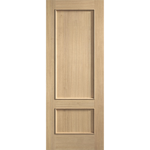 Oak Murcia 2 Panel Prefinished FD30 Firecheck
