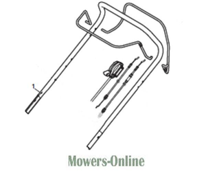 Mountfield Upper Handle 381006739/2