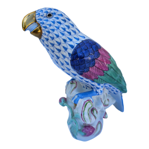 Herend Ceramic Parrot