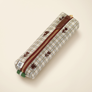 Garden Grid Pencil Case 
