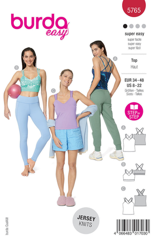Patron de top - Burda 5765