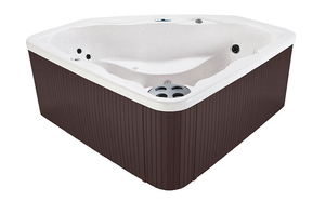 Lifesmart LS300 Plus 2-Person, 17-Jet Plug and Play Spa - Arctic White / Espresso, Made to Order