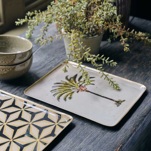 Tropic Palm Enamel Tray