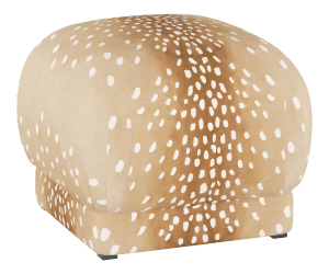 Lyra Ottoman in Natural Fawn