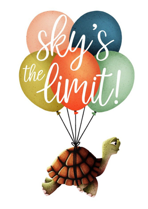 Other Folio Turtle Flying Skys The Limit Card