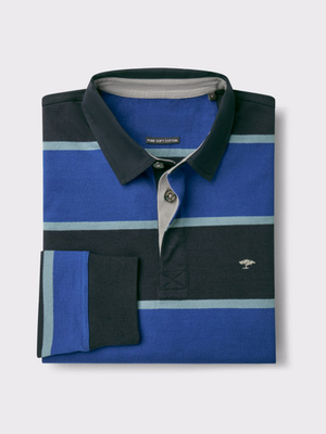 Navy and Blue Striped Rugby Top