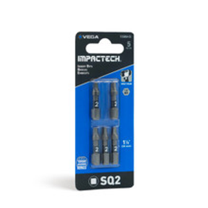 Vega VEGA-T125R2A-C5 T125R2A-C5 Impactech Square #2 Insert Bit 1in 5-Pack