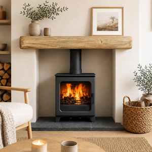 54” Light Wood Effect Non-Combustible Fireplace Beam