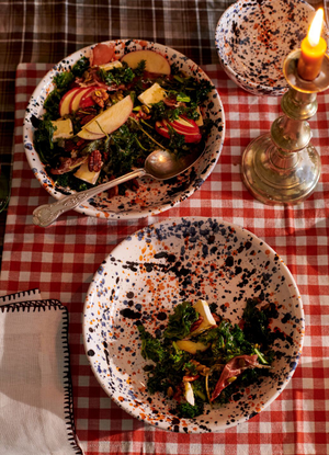 Autumn Splatter Medium Pasta Bowl
