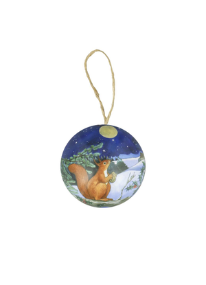 Midnight Squirrel Bauble