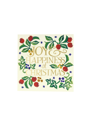 Joy & Happiness At Christmas Box Of 8 Luxury Cards