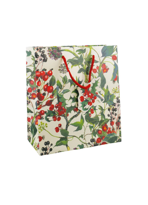 Winter Flowers Medium Gift Bag