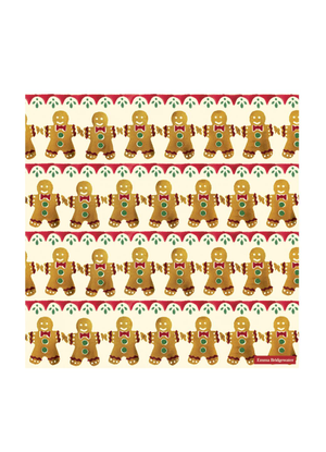 Gingerbread Pack Of 20 Lunch Napkins