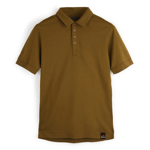 Herren Merino 180 Poloshirt (Gelb)