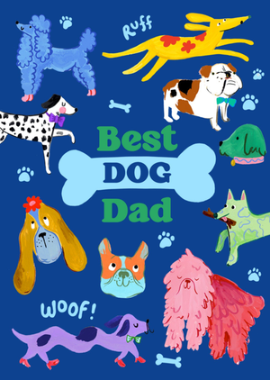Moonpig Best Dog Dad Card