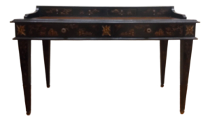 Century Furniture Monarch Collection Waxed Chinoiserie Writing Desk With Storage