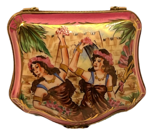 Vintage Porcelain Trinket Box