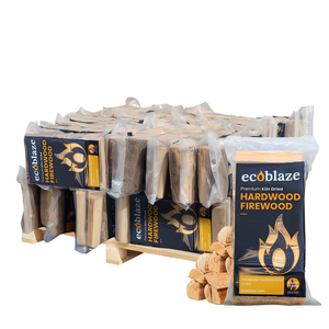 Premium Kiln Dried Hardwood Firewood - 20l Plastic Bags - 32 Bags