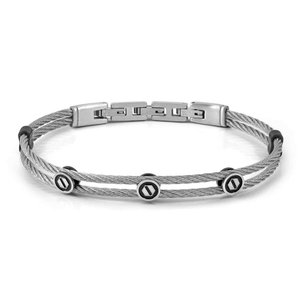 #Sealover Stainless Steel Screw Cable Bracelet