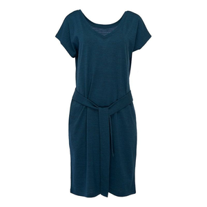 Womens 180 Merino Reversible Dress (Petrol)