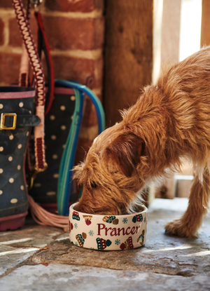 Personalised Bobble Hats Small Pet Bowl